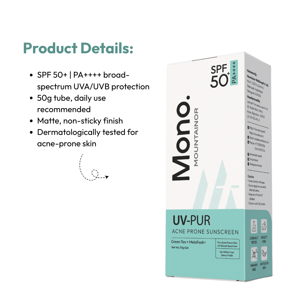 UV-Pur Sunscreen Gel (SPF 50+ PA++++)