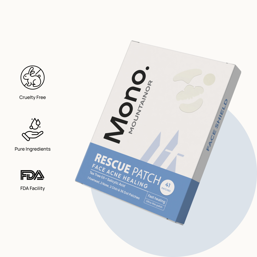 Pack Of 6 (1 Forhead 2 Nose 2 Chin + 36 dot patch)