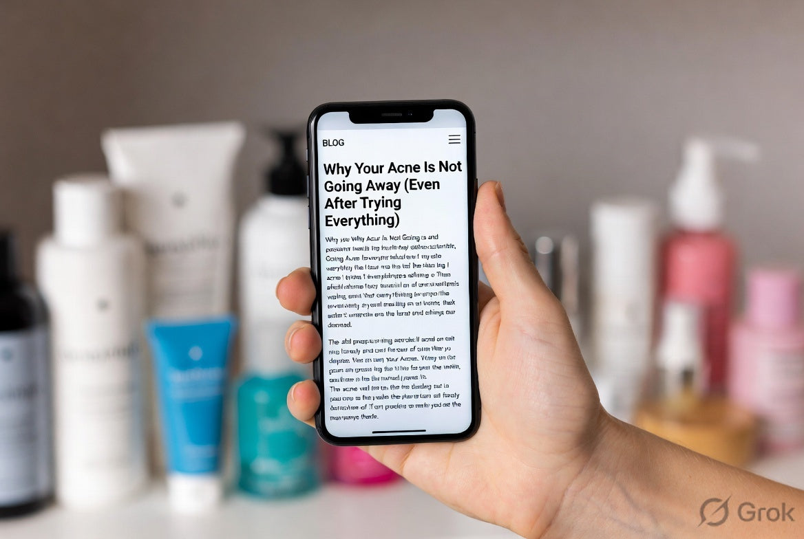 Why Your Acne Is Not Going Away (Even After Trying Everything)