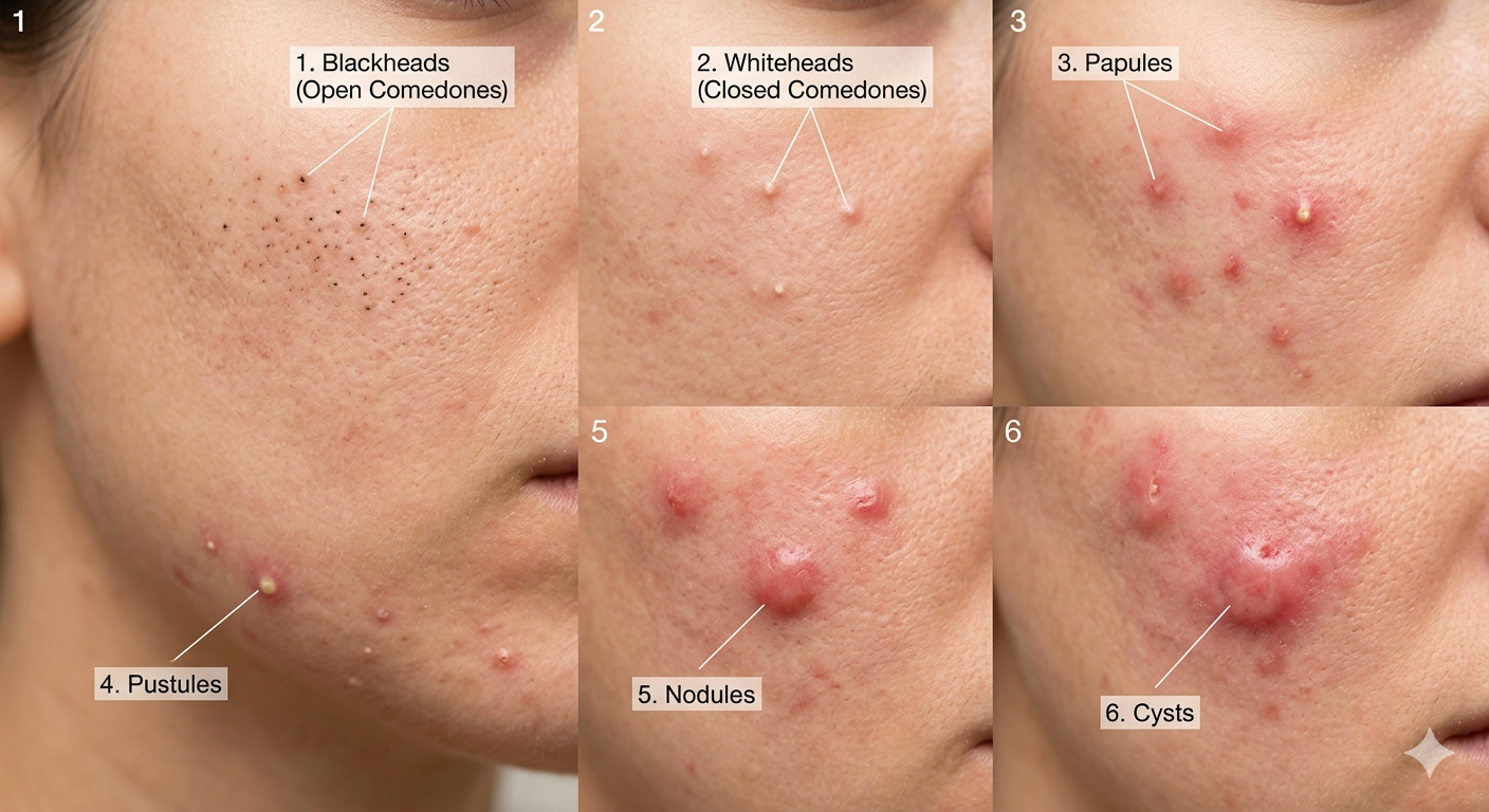 Identify acne type quickly