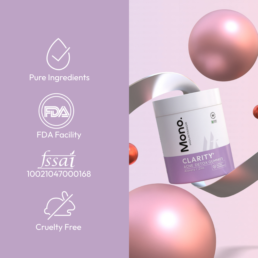 Mono Clarity+: Acne Detox Gummies