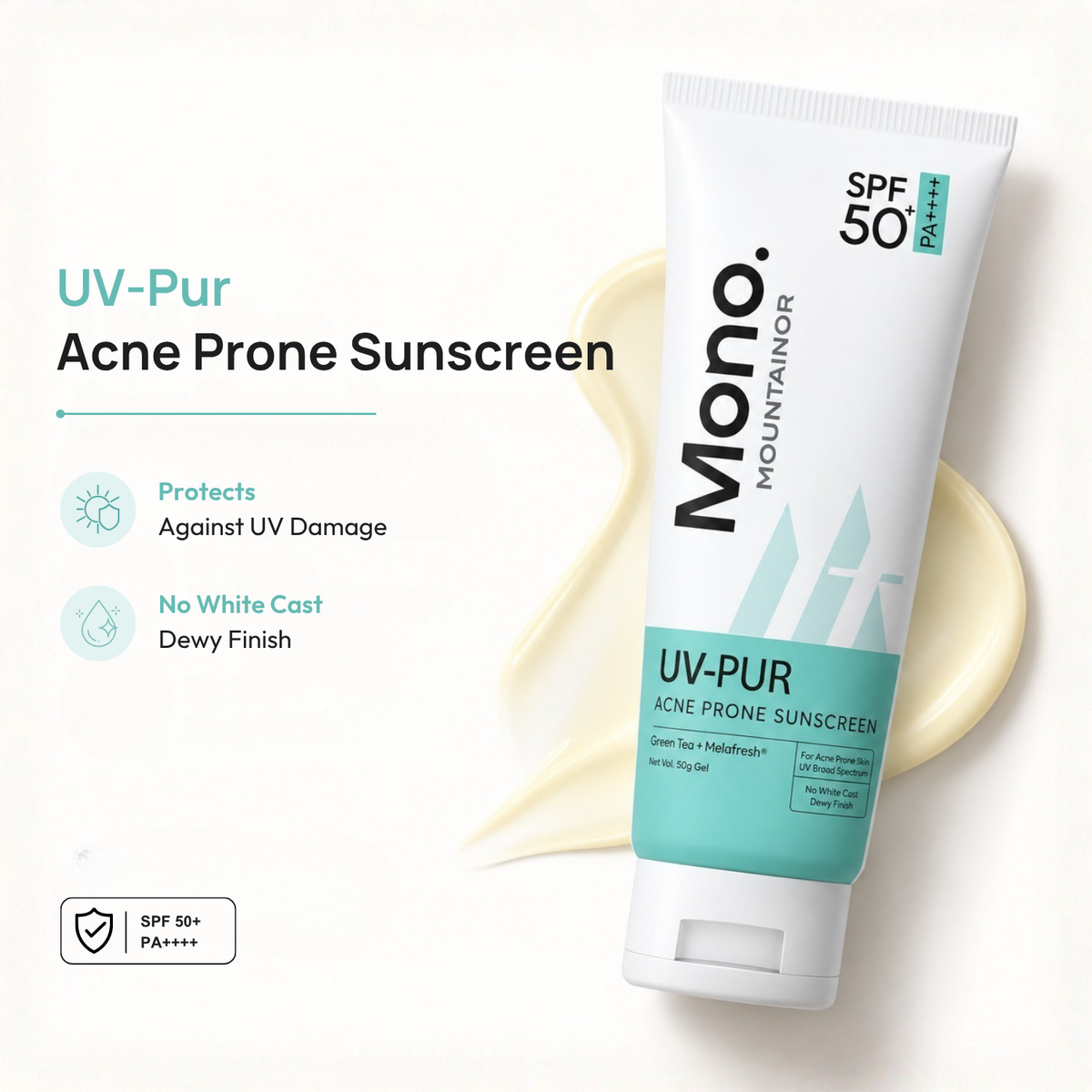 UV-Pur Sunscreen Gel (SPF 50+ PA++++)