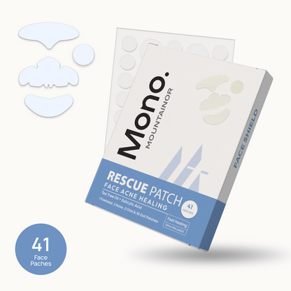 Pack Of 6  (1 Forhead 2 Nose 2 Chin + 36 dot patch)