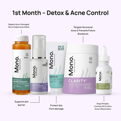 Stage 1: 1st Month – Detox &amp; Acne Control