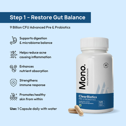 STAGE 3: Clear Biotics + Himalayan Sea Buckthorn+ &amp; Clarity+ &amp; Glutathione